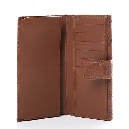 Gucci Guccissima New Britt Continental Snap Wallet Brown 5 of 11