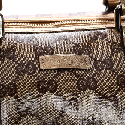 Gucci Crystal Monogram Medium Joy Boston Bronze 8 of 9