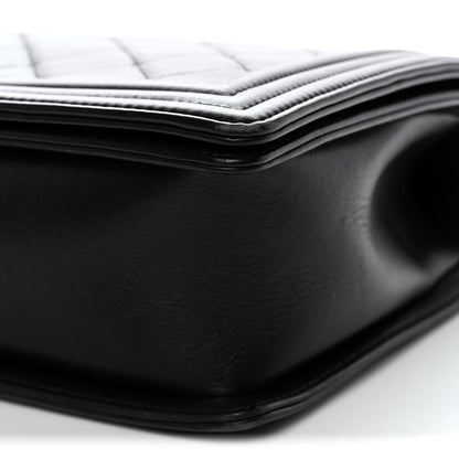 Chanel Calfskin Quilted Medium Boy Flap Black 10 of 13
