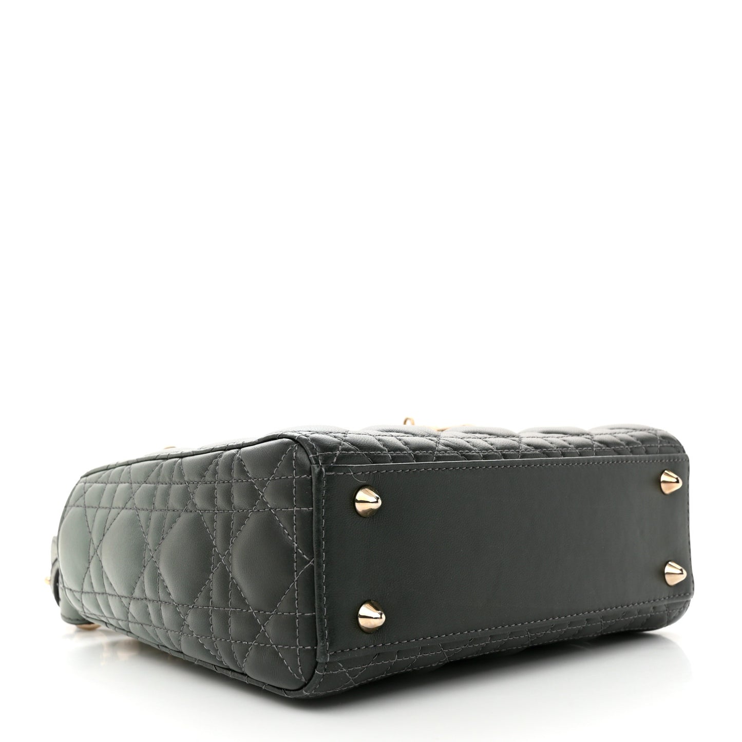 Lambskin Cannage Gradient Small My ABCDior Lady Dior Grey