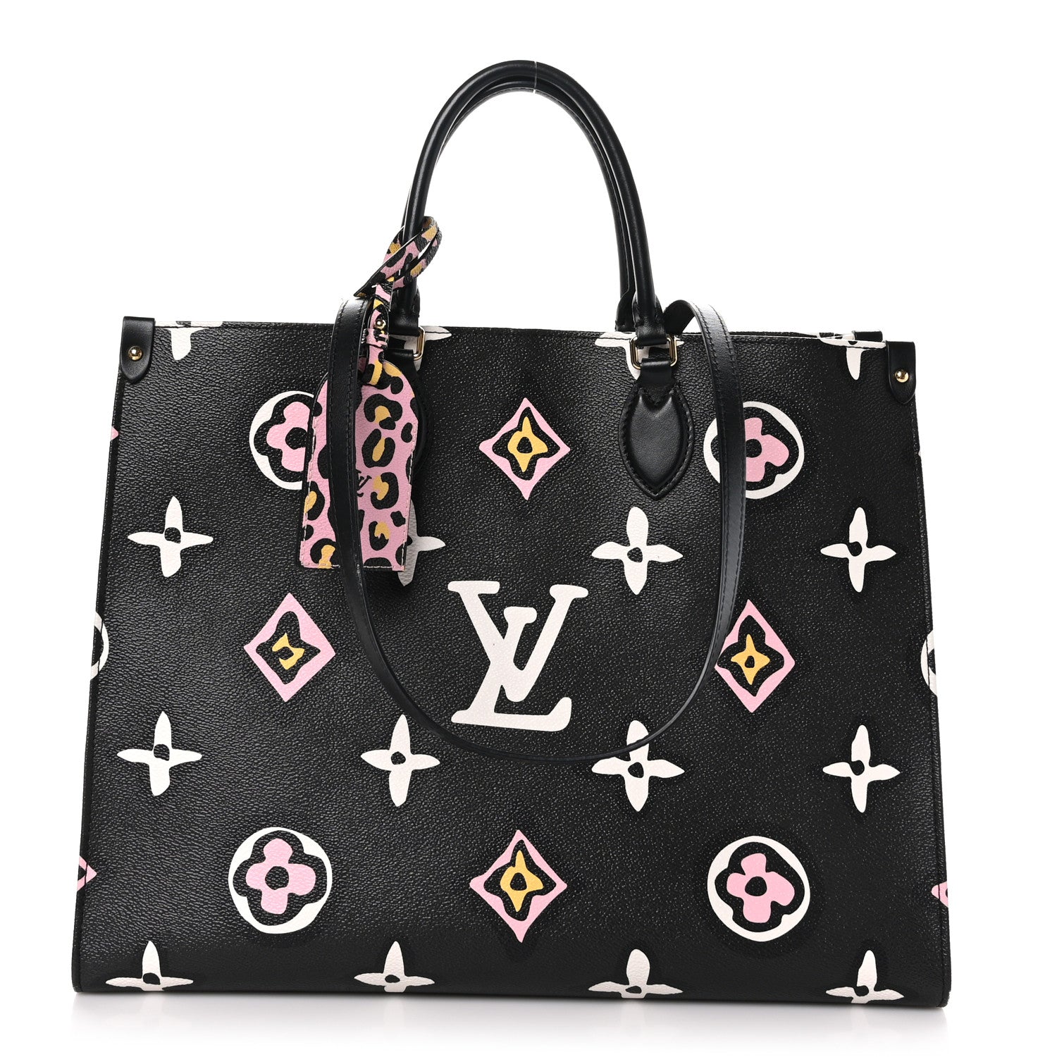 Louis Vuitton Monogram Giant Wild At Heart Onthego GM Black 1 of 8