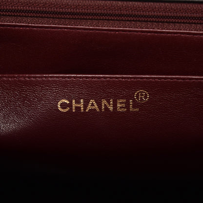 Chanel Lambskin Quilted Jumbo Single Flap Black 6 of 10
