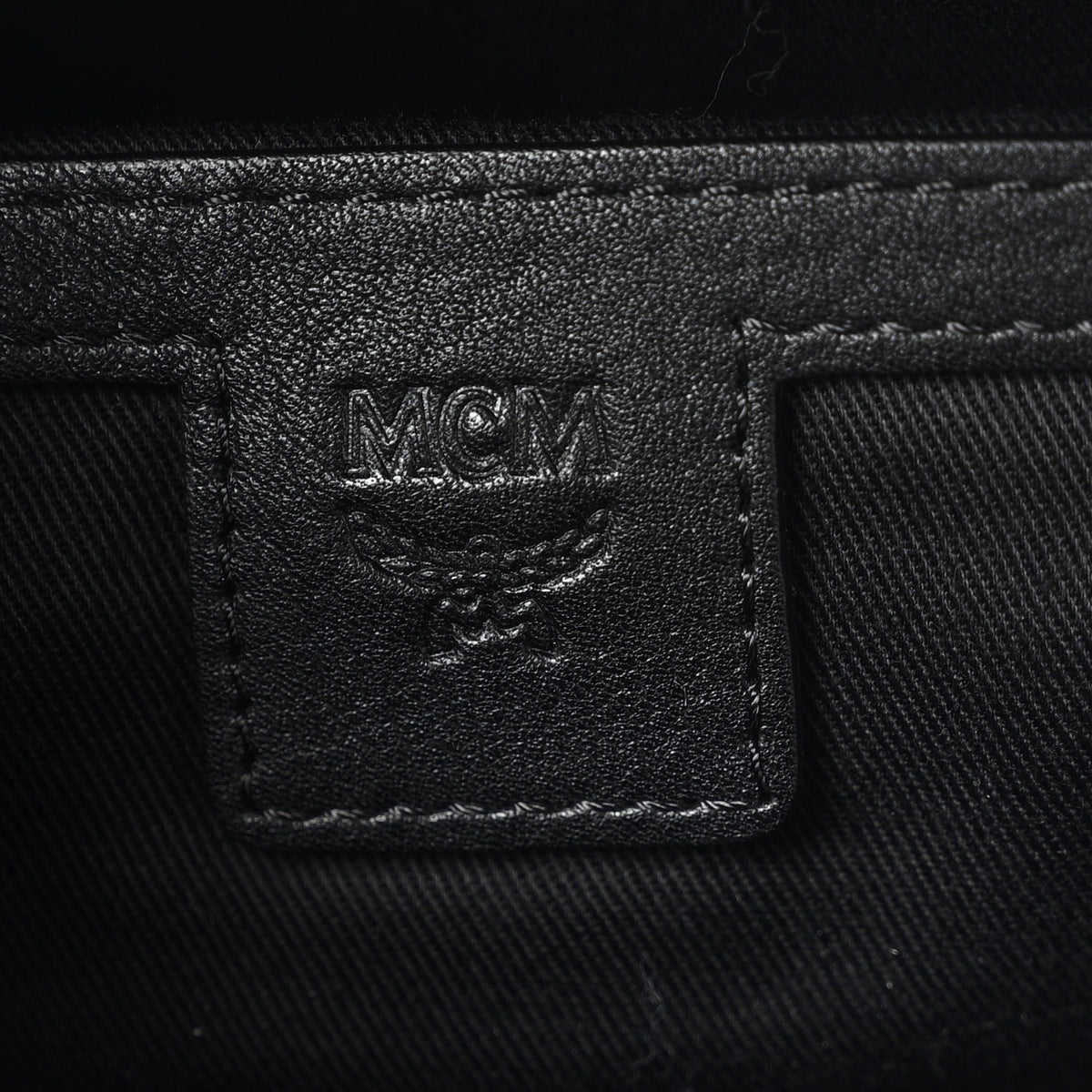 MCM Calfskin Ottomar Small Stark Backpack Black 6 of 9