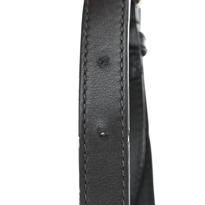 Gucci Guccissima Medium Flat Messenger Bag Black 15 of 16