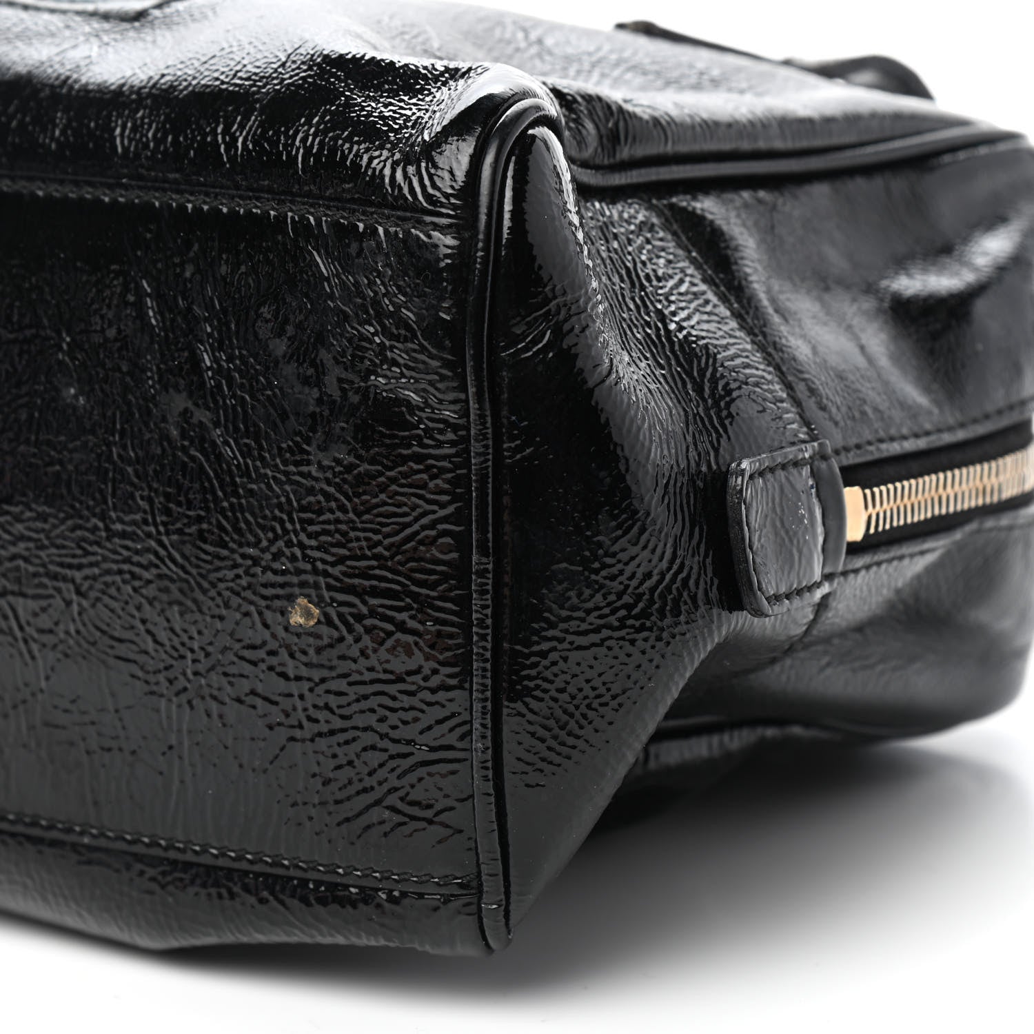 Saint Laurent Textured Patent Mini Bag Black 9 of 10
