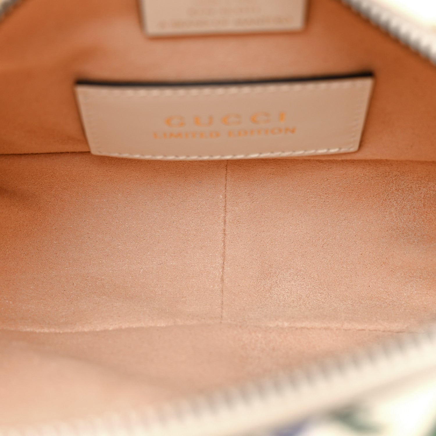 Gucci X KEN SCOTT Calfskin Matelasse Floral Print Small GG Marmont Chain Shoulder Bag Ivory Pink 5 of 17