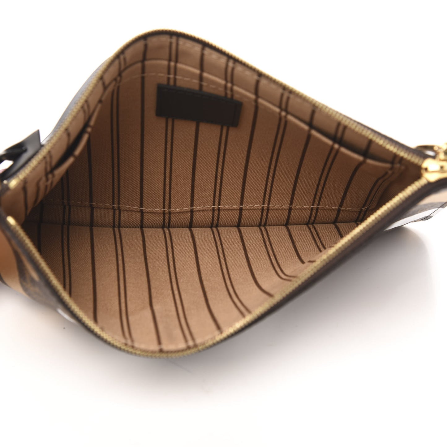 X LOL Monogram Neverfull MM GM Pochette Gold Silver