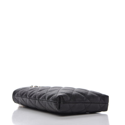Chanel Caviar Quilted French New Wave Phone Holder With Chain Black 4 of 11