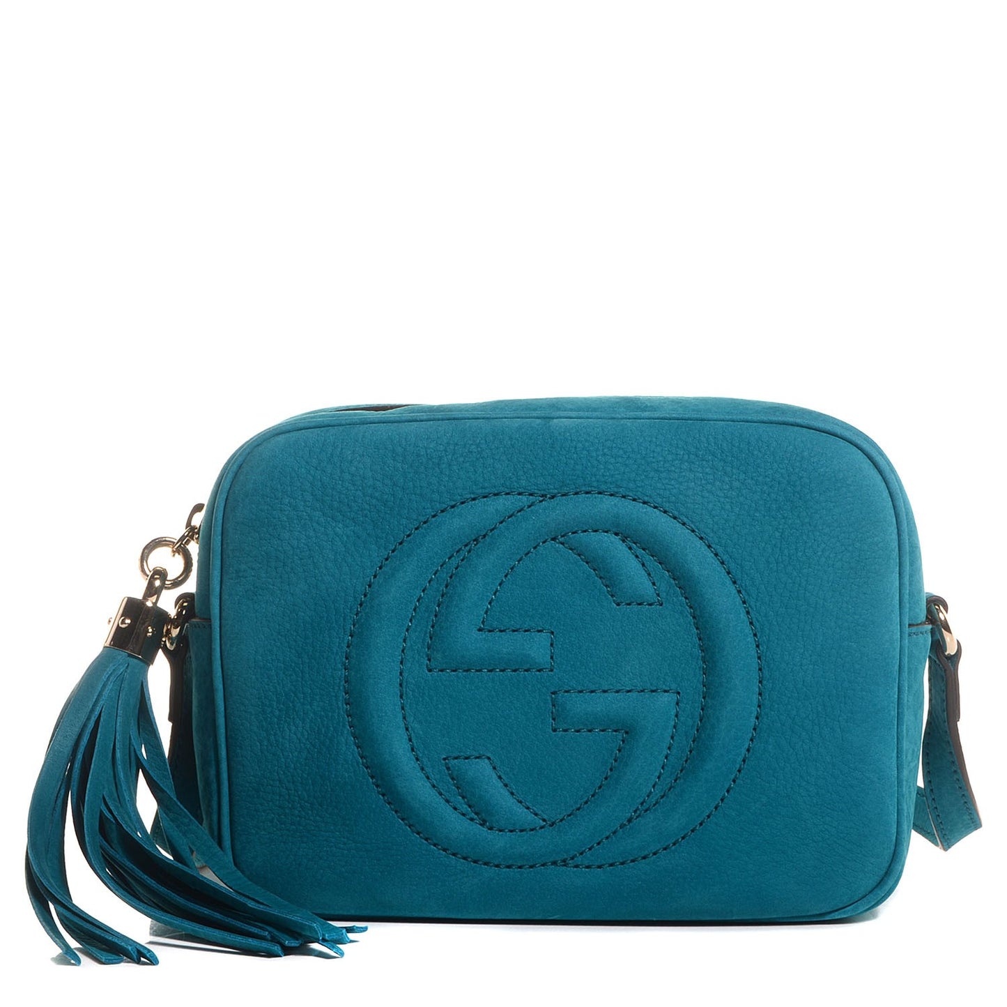 Vitello Range Small Soho Disco Bag Deep Cobalt
