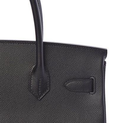Hermes Epsom Birkin 30 Black 7 of 28