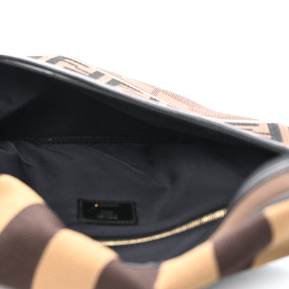 Fendi Vitello Century Maglia Pattern Mix Belt Bag Havana 5 of 11