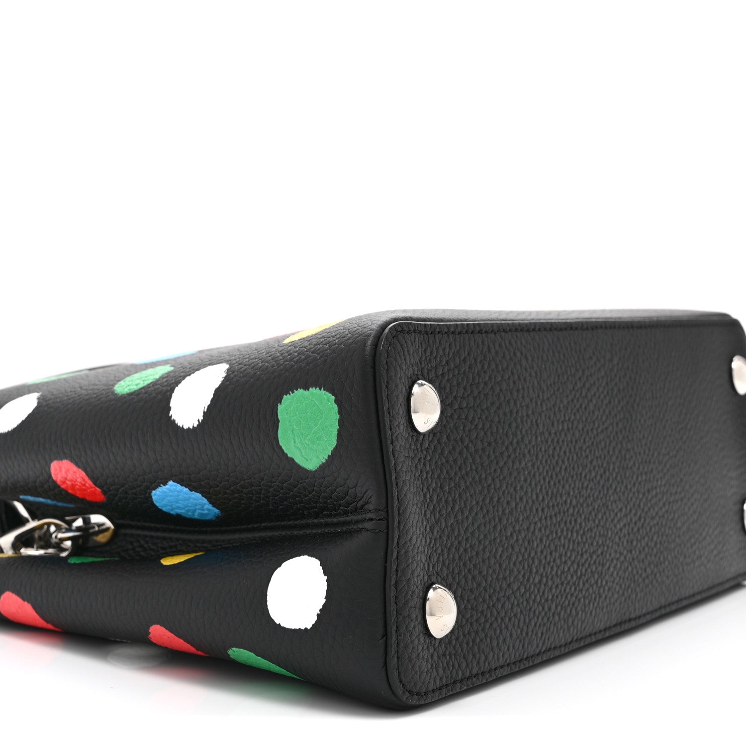 Louis Vuitton LV X YK Taurillon Capucine MM Black 9 of 10