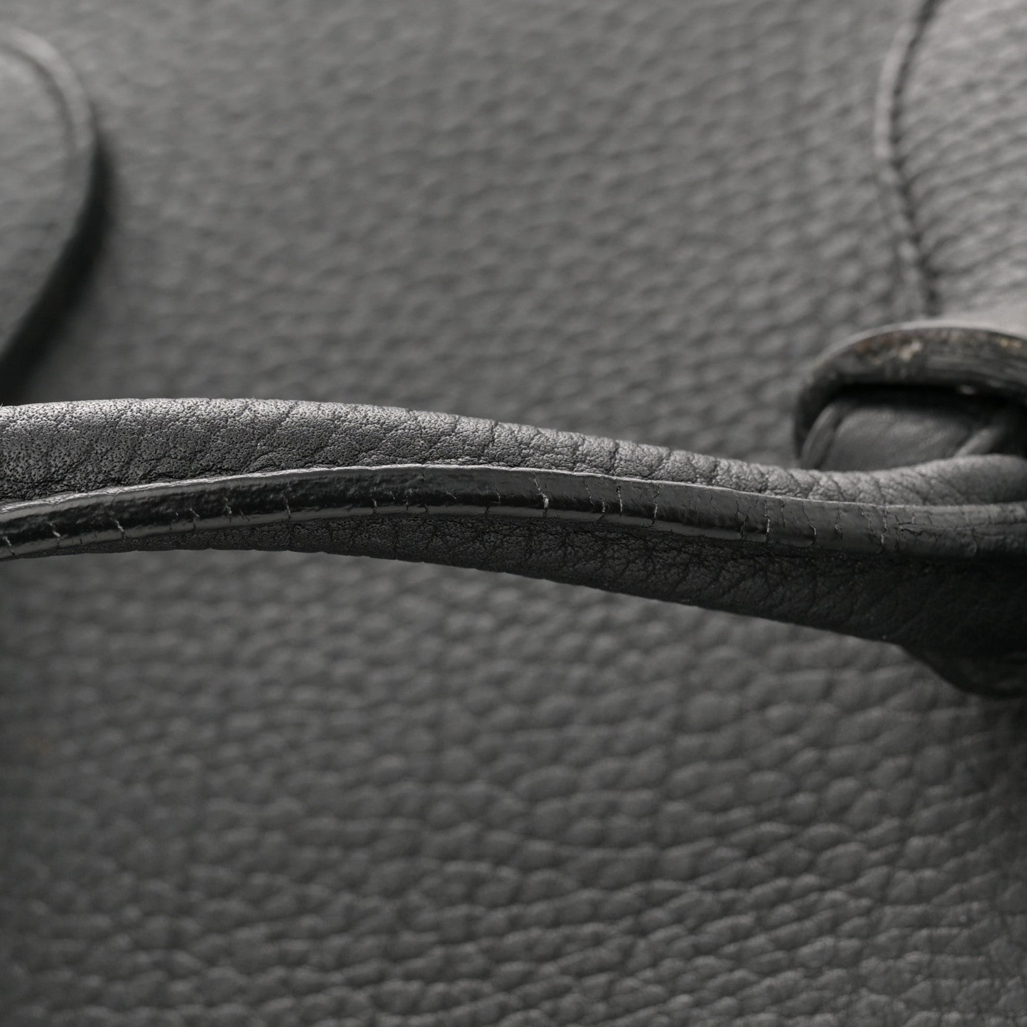 Celine Crisped Calfskin Mini Tie Knot Tote Black 12 of 12