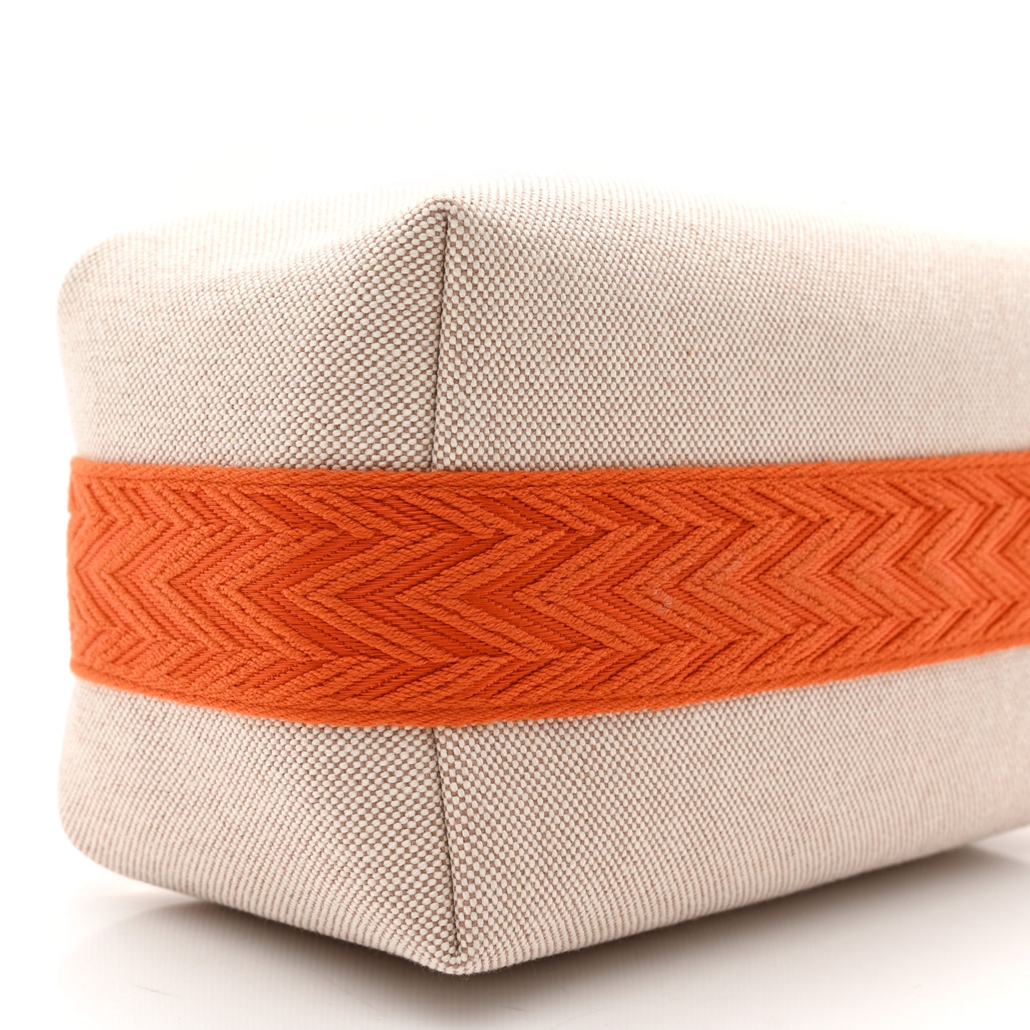 Canvas Small Bride-A-Brac Pouch Natural Orange