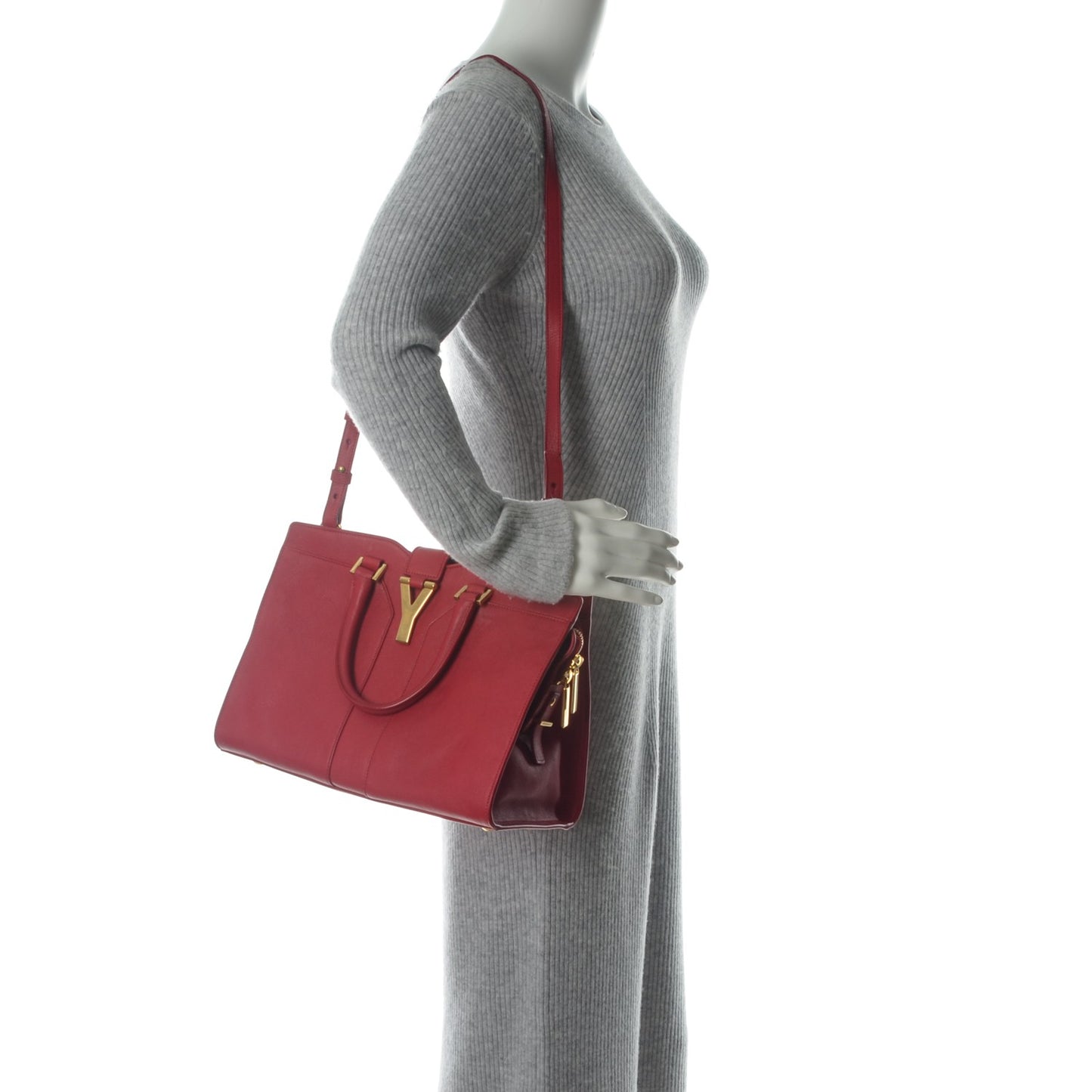 Sheepskin Small Cabas ChYc Rouge Orient