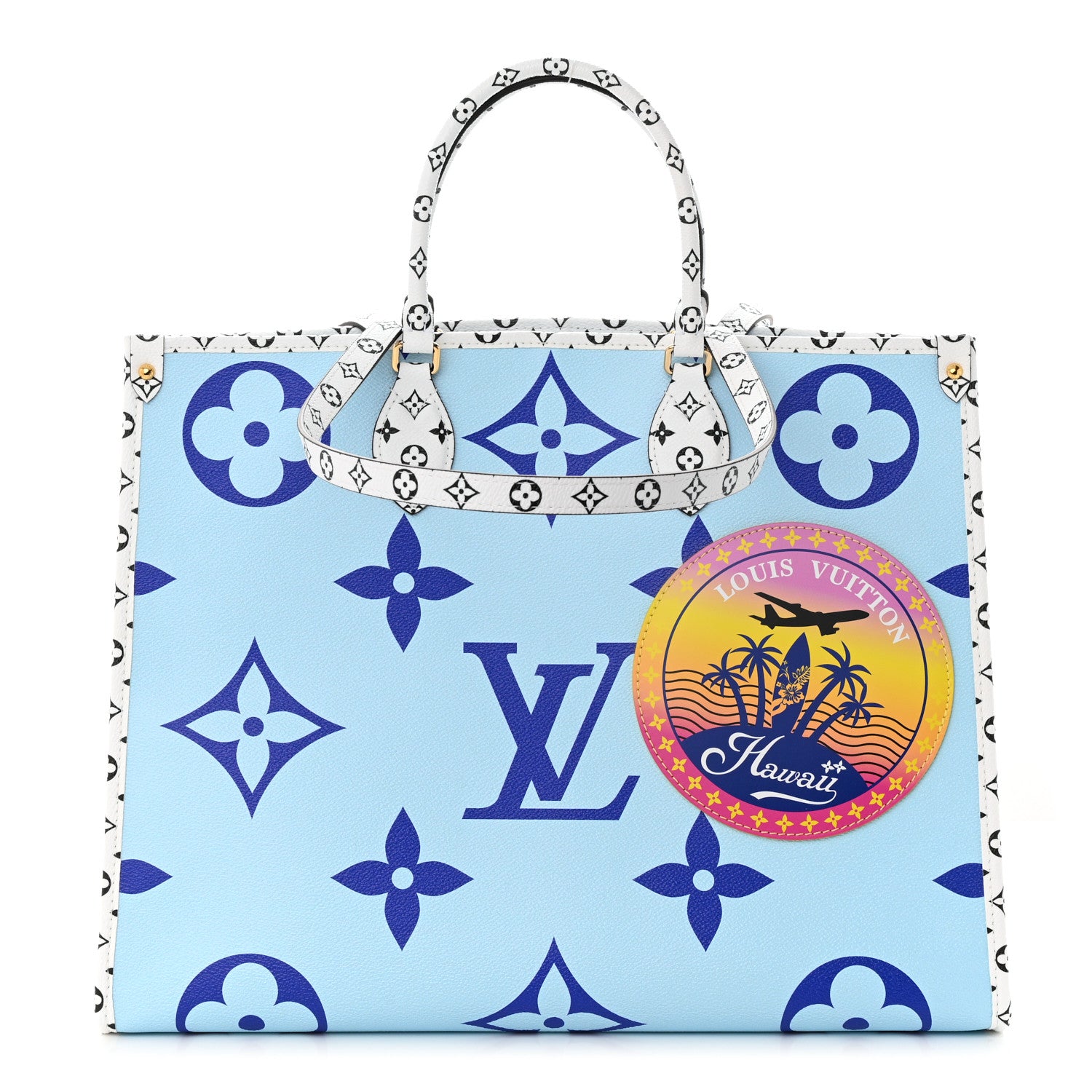 Louis Vuitton Monogram Giant Hawaii Onthego Blue 1 of 11