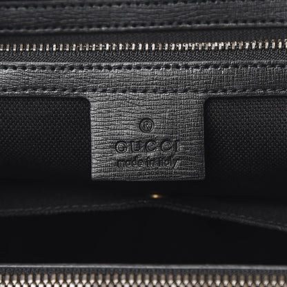 Gucci Textured Calfskin Large Bright Bit Tote Black 6 of 14