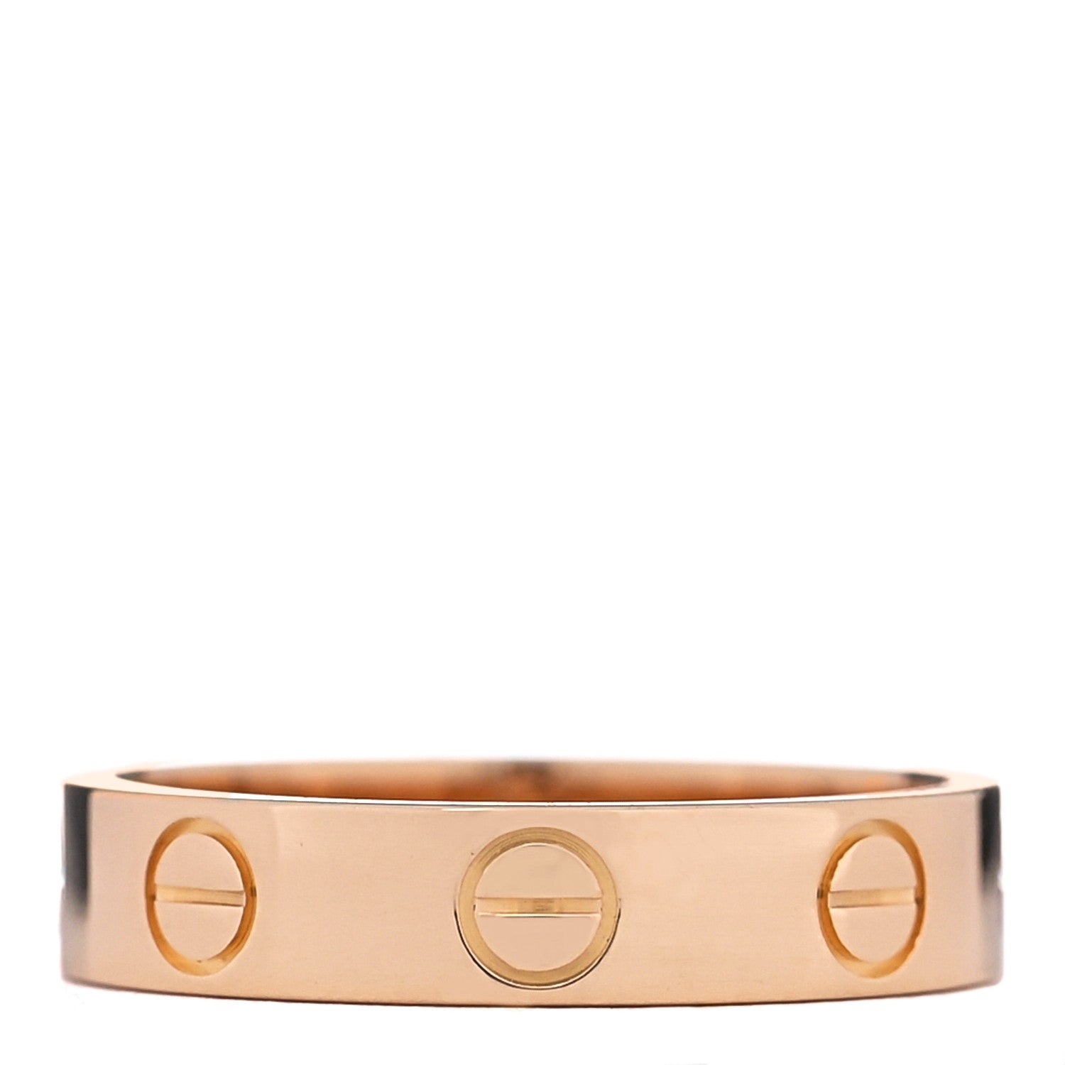 Cartier 18K Pink Gold 3.5mm LOVE Wedding Band Ring 48 4.5 1 of 4
