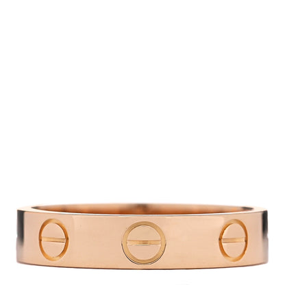 Cartier 18K Pink Gold 3.5mm LOVE Wedding Band Ring 48 4.5 1 of 4