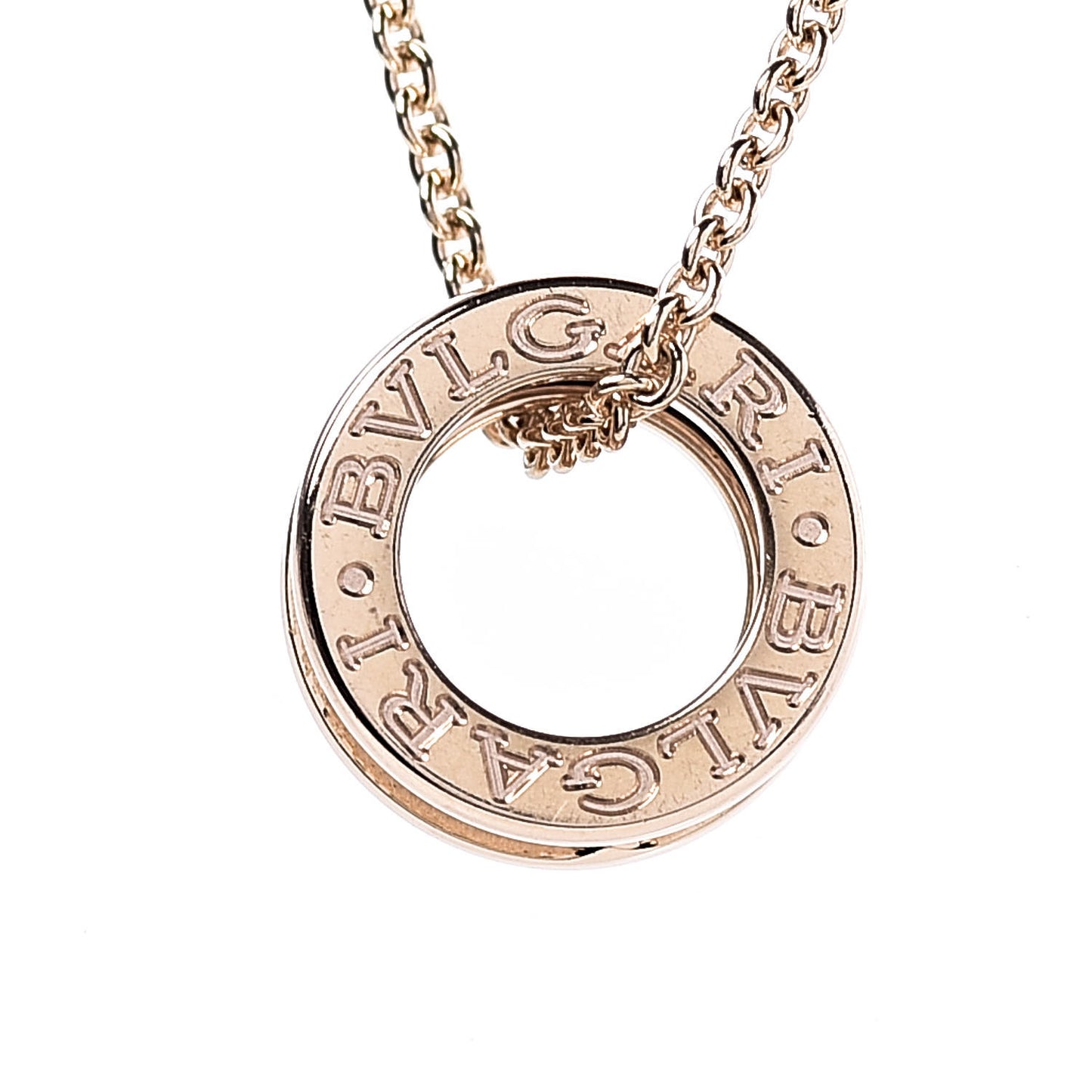 18K Rose Gold B.Zero1 Pendant Necklace