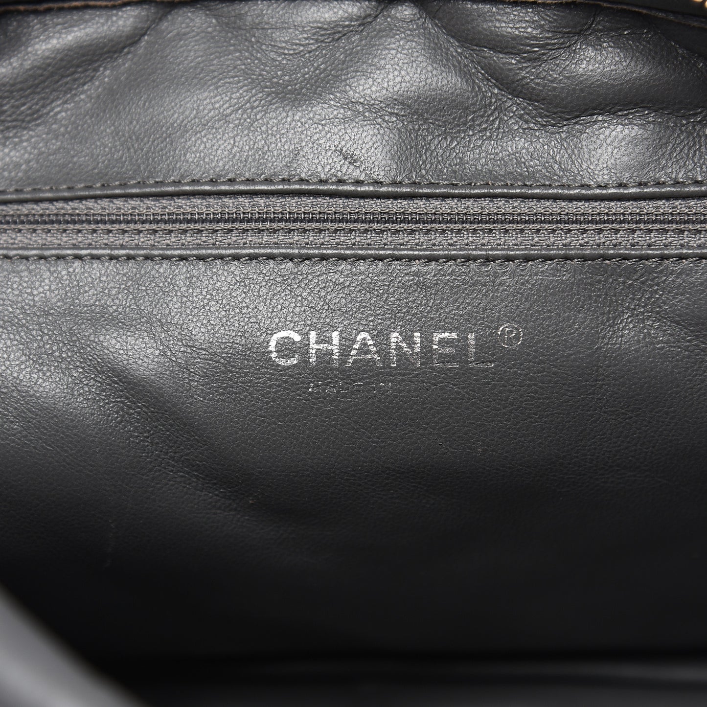 Aged Calfskin Medium Reissue Camera Case Grey