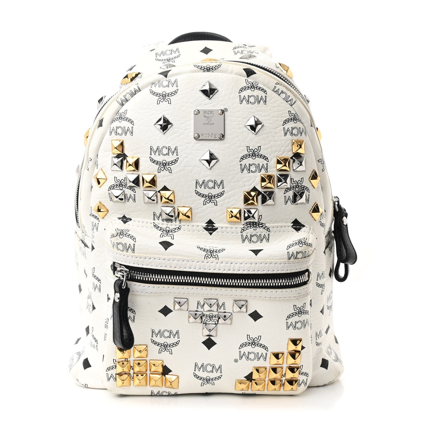 Visetos Studded Small Stark M Backpack White