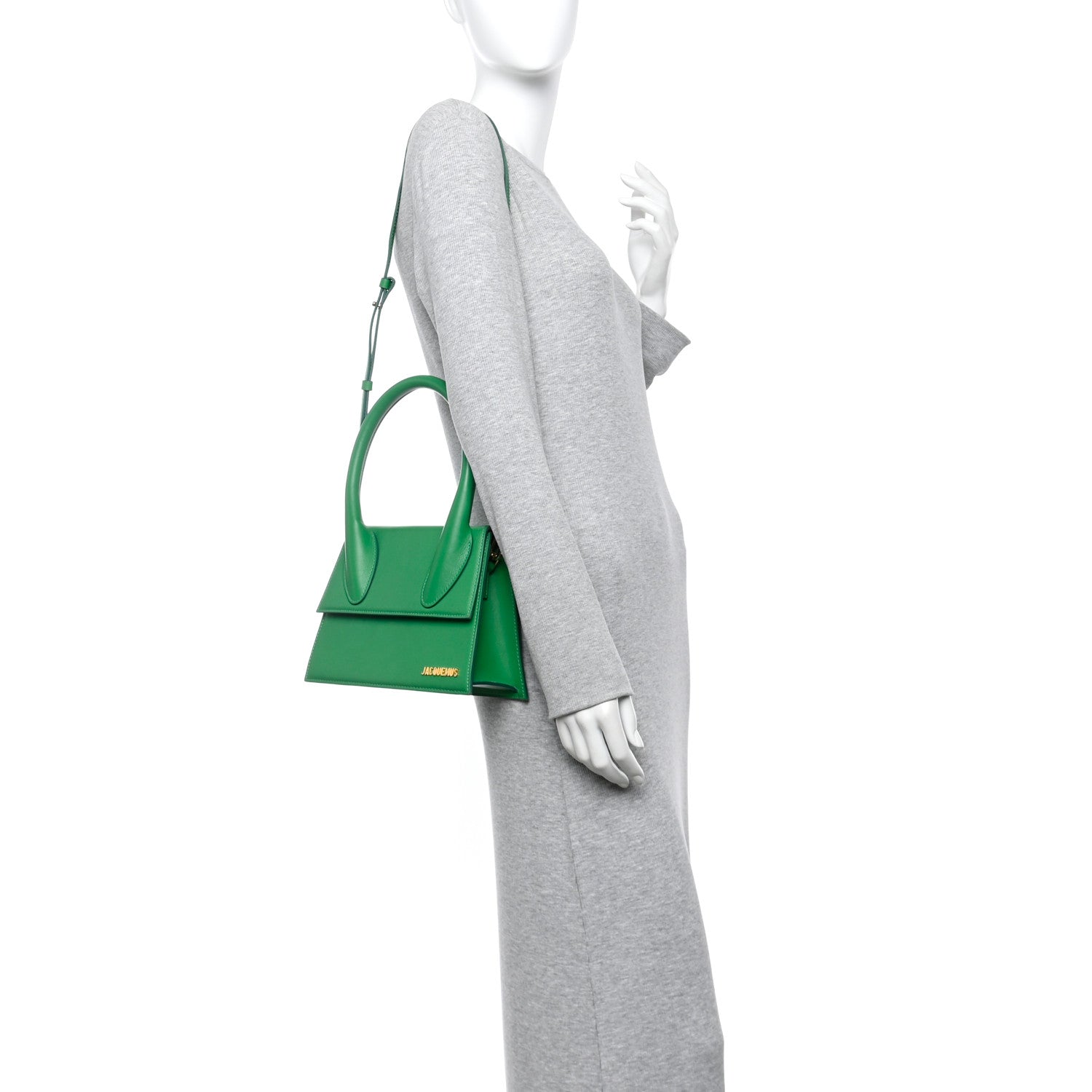 Jacquemus Calfskin Le Grand Chiquito Green 2 of 9