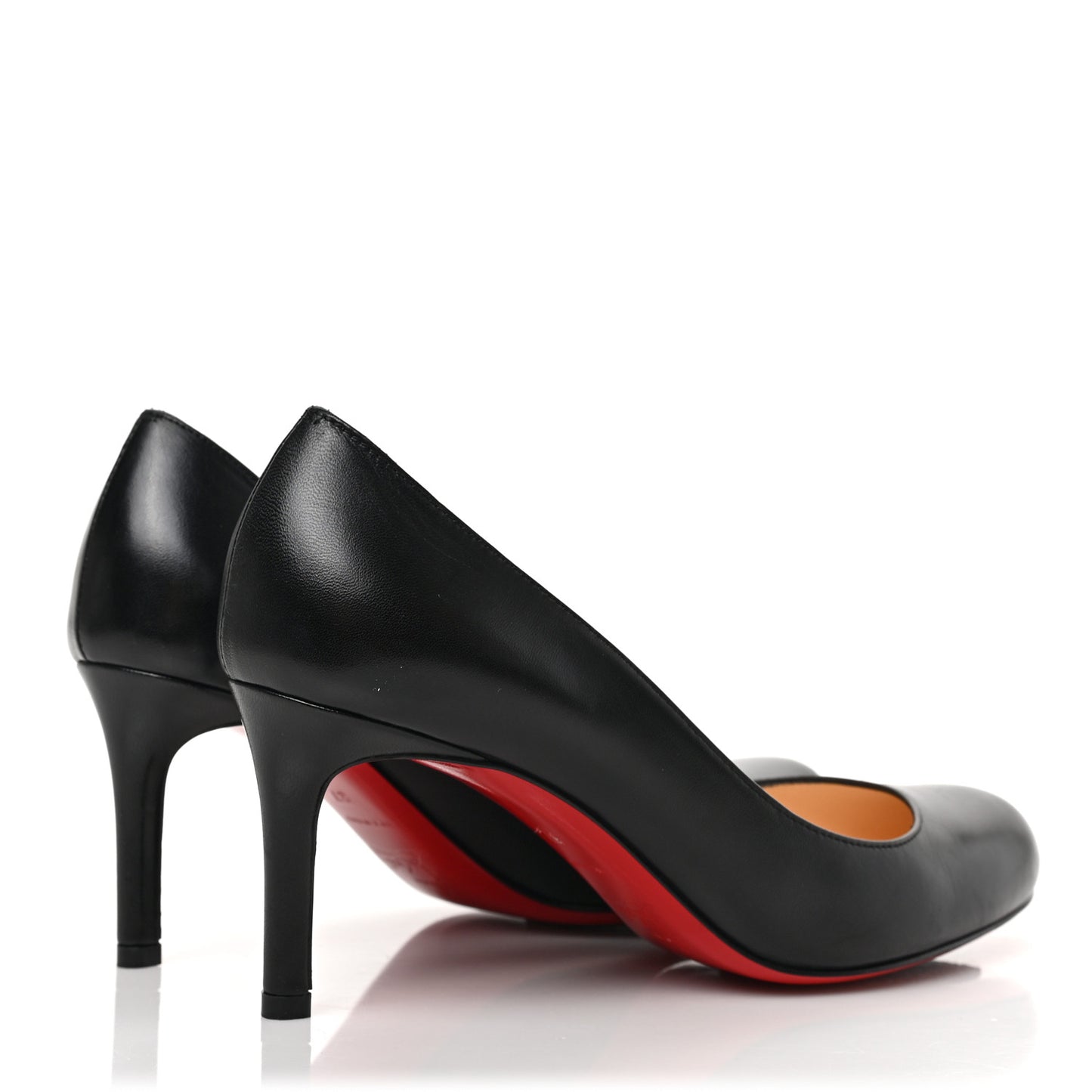 Shiny Nappa Simple 70 Pumps 37 Black