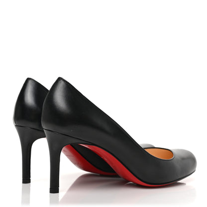 Christian Louboutin Shiny Nappa Simple 70 Pumps 37 Black 4 of 7