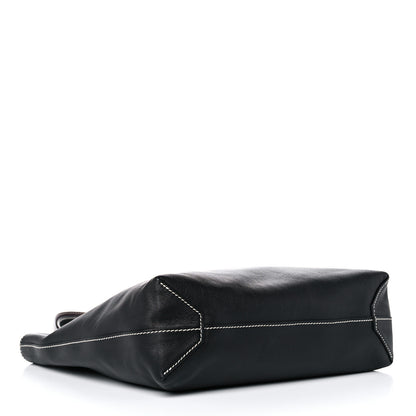Hermes Veau Sikkim Double Sens 36 Reversible Tote Black Prune 6 of 15