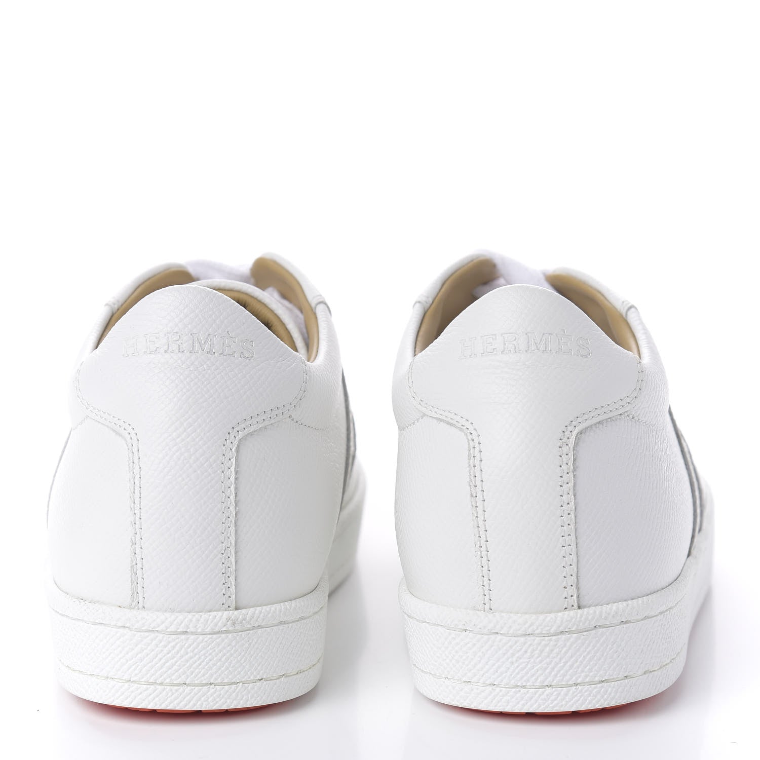Hermes Epsom Womens Boomerang Sneakers 36 White 5 of 9
