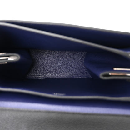 Hermes Taurillon Novillo Chain Opli 24 Black Bleu Encre 5 of 10