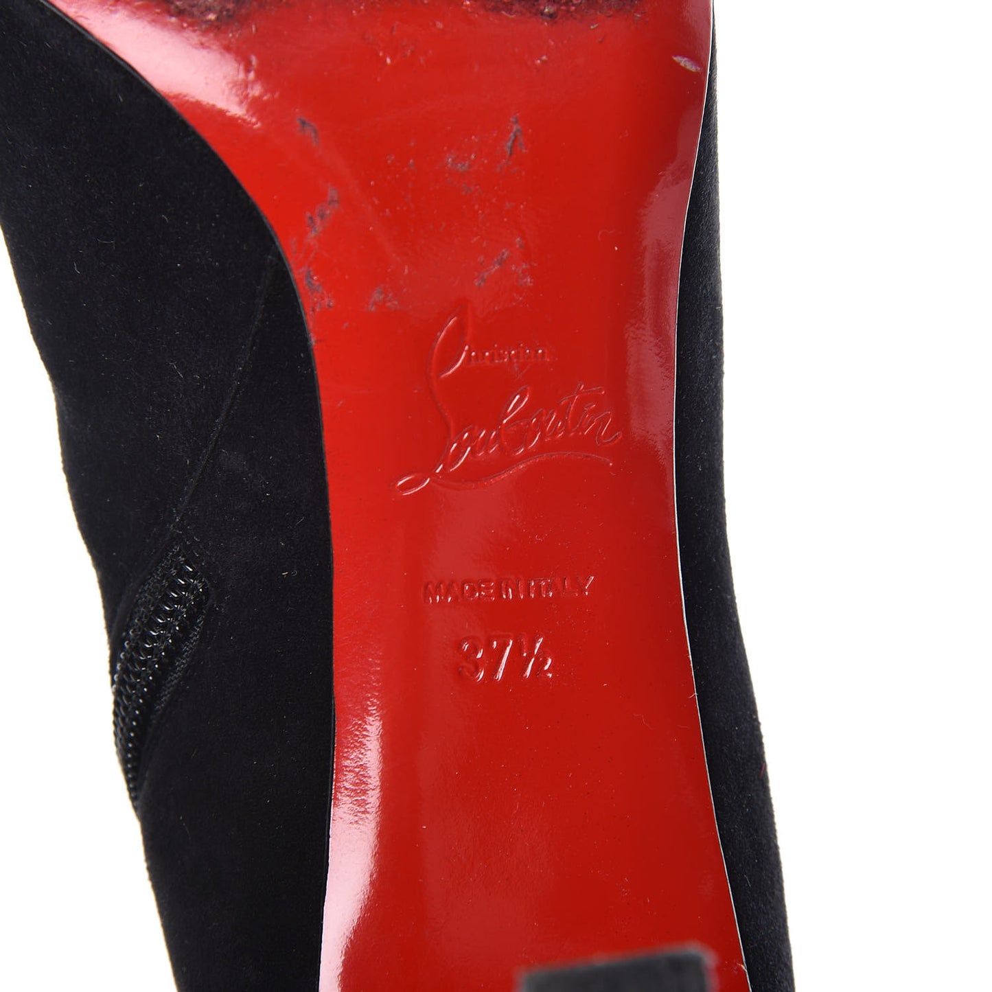 Suede Top 70 Ankle Boots 37.5 Black