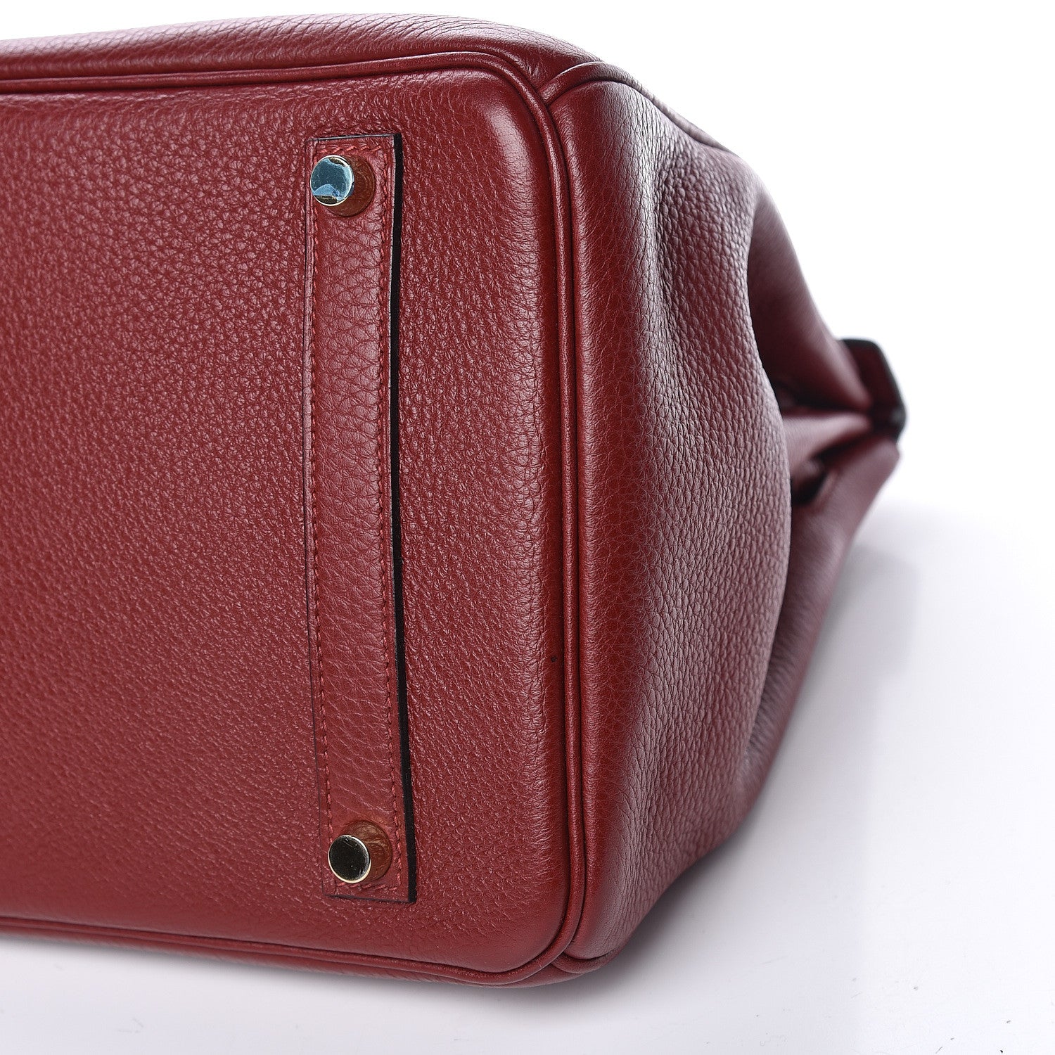 Hermes Taurillon Clemence Birkin 35 Rouge H 19 of 37