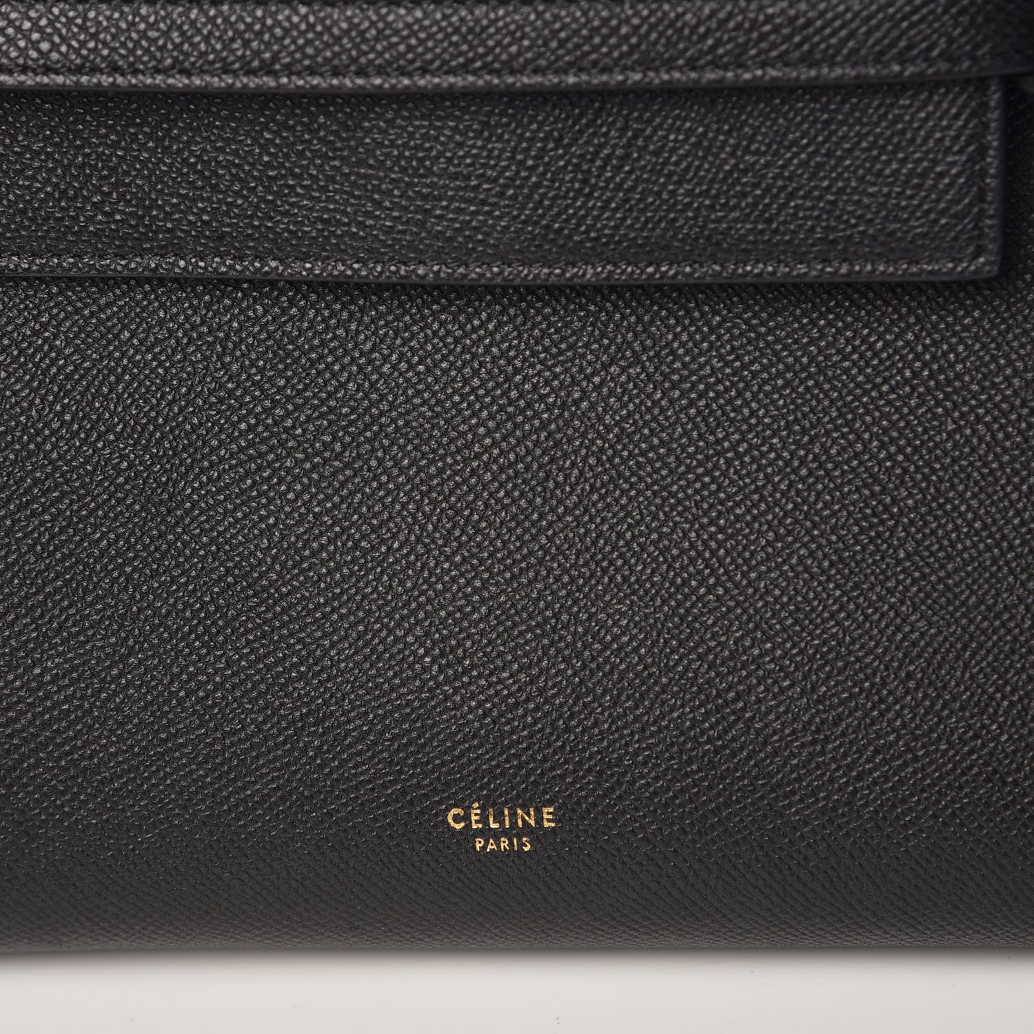 Celine Grained Calfskin Micro Belt Bag Black 6 of 12