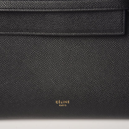 Celine Grained Calfskin Micro Belt Bag Black 6 of 12