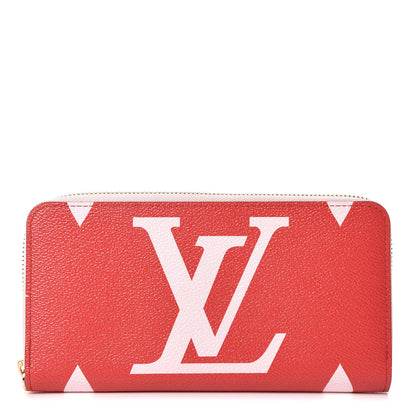 Louis Vuitton Monogram Giant Zippy Wallet Rouge Rose 1 of 14