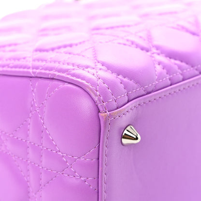 Christian Dior Lambskin Cannage Medium Lady Dior Purple 10 of 12