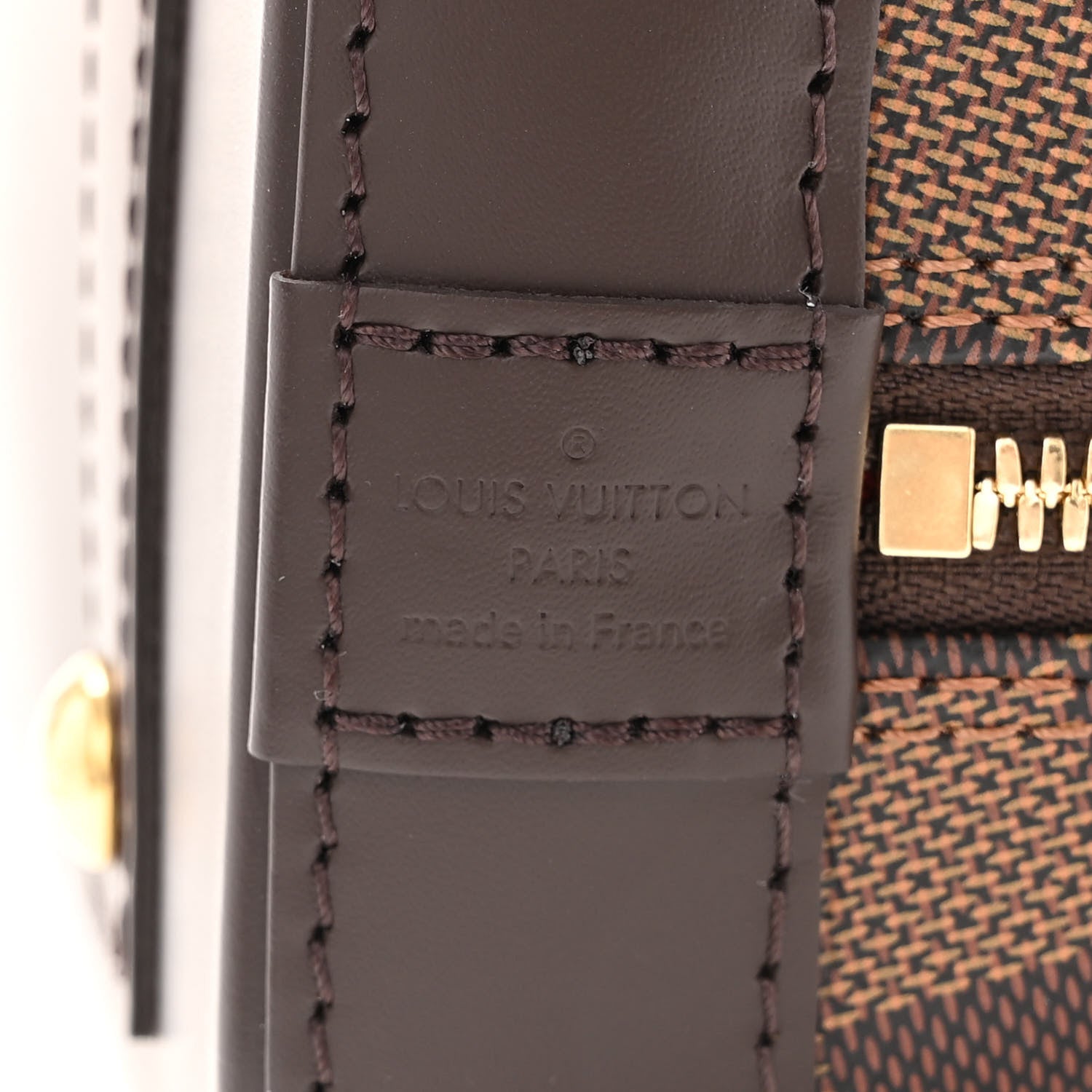 Louis Vuitton Damier Ebene Alma BB 6 of 9