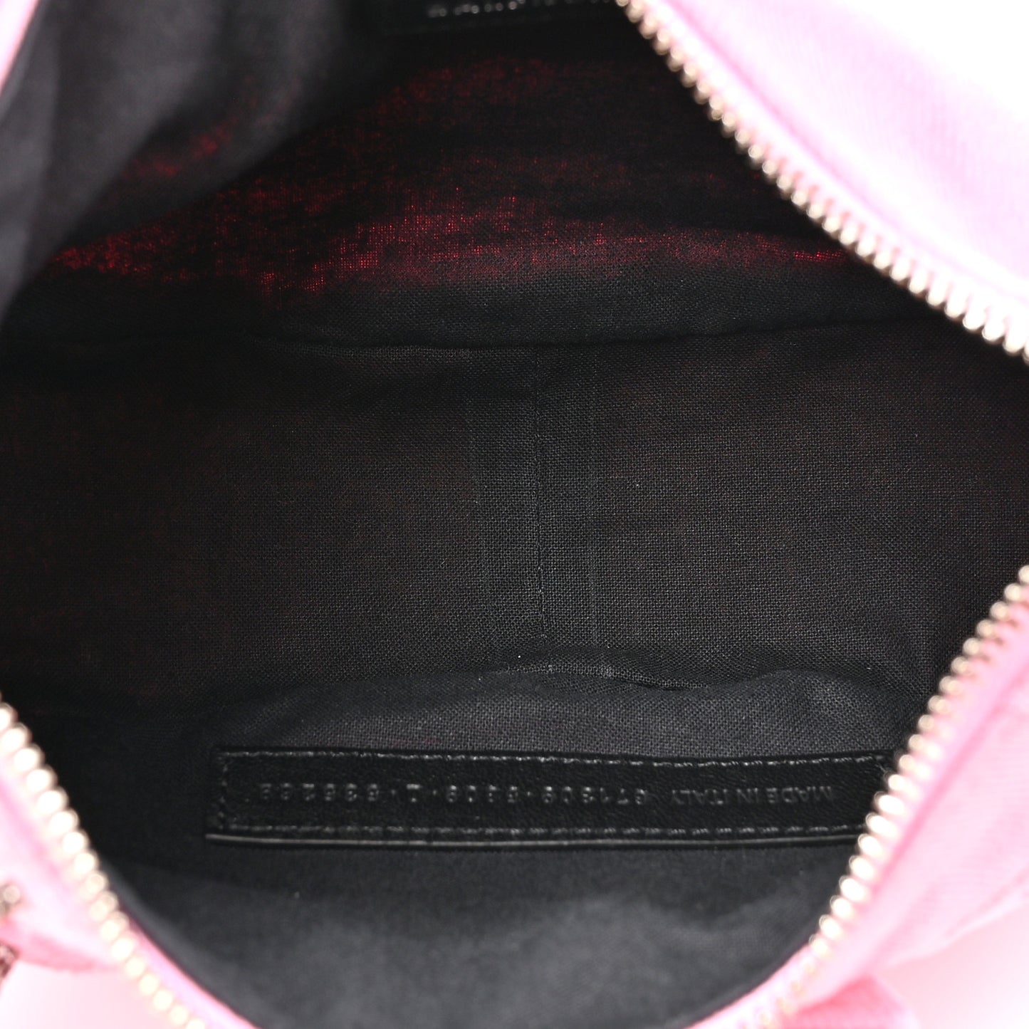 Washed Frayed Denim Crystal Le Cagole Shoulder Bag XS Denim Pink