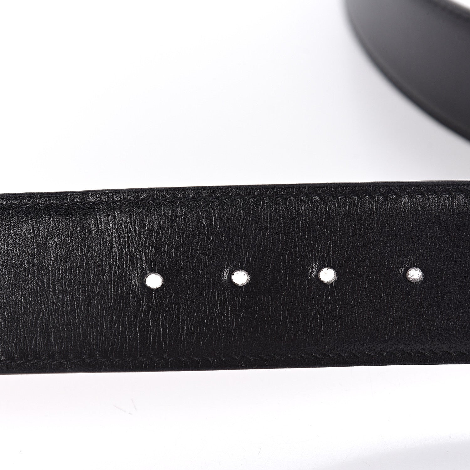 Hermes Box Chamonix 42mm Constance H Belt 110 Black Natural 6 of 11