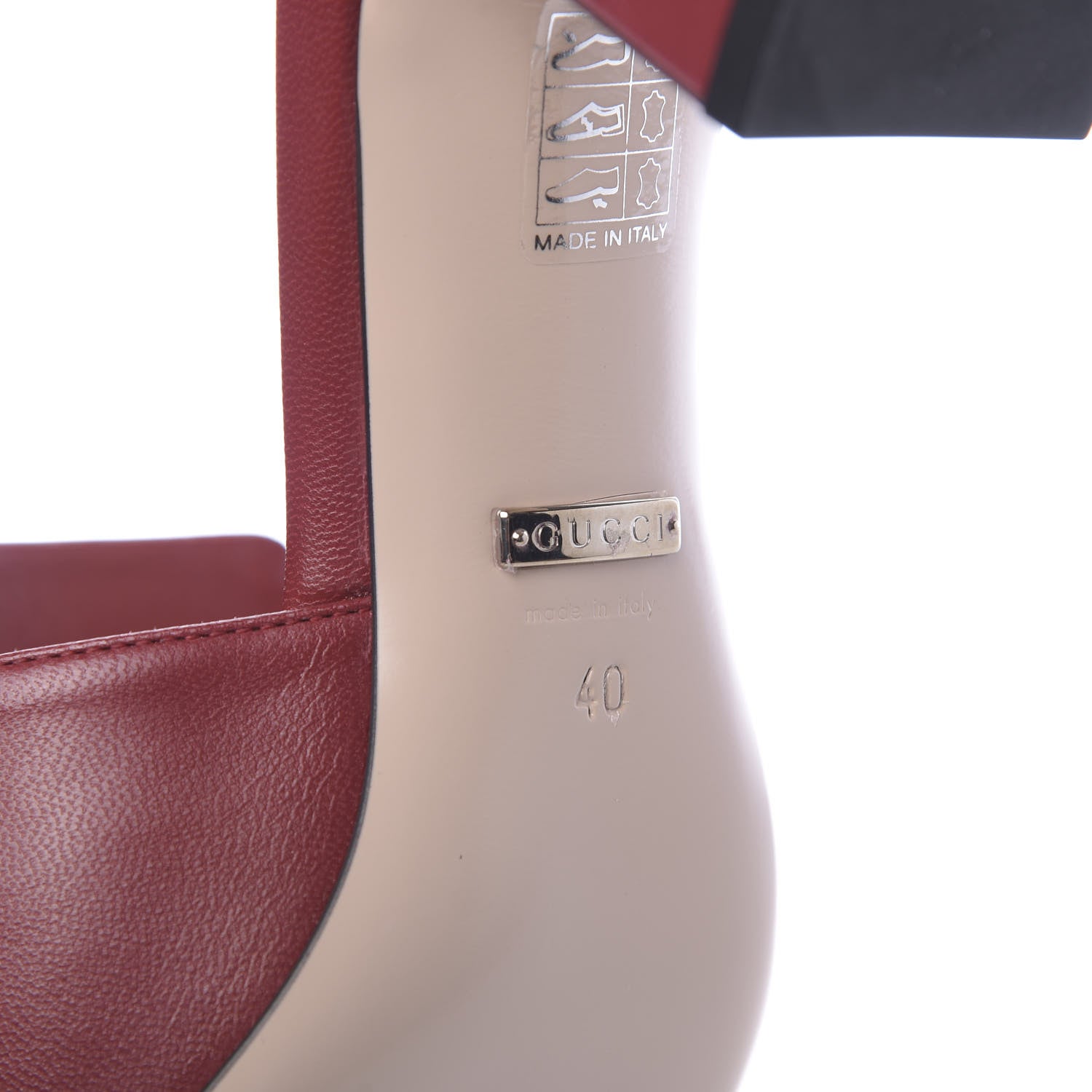 Gucci Malaga Kid Crystal Square G Madelyn Mules 40 Romantic Cerise 8 of 9