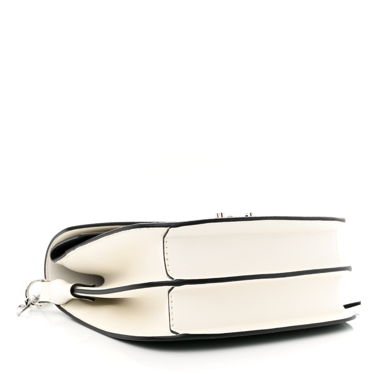 Visetos Calfskin Small Patricia Crossbody Bag Eden Black