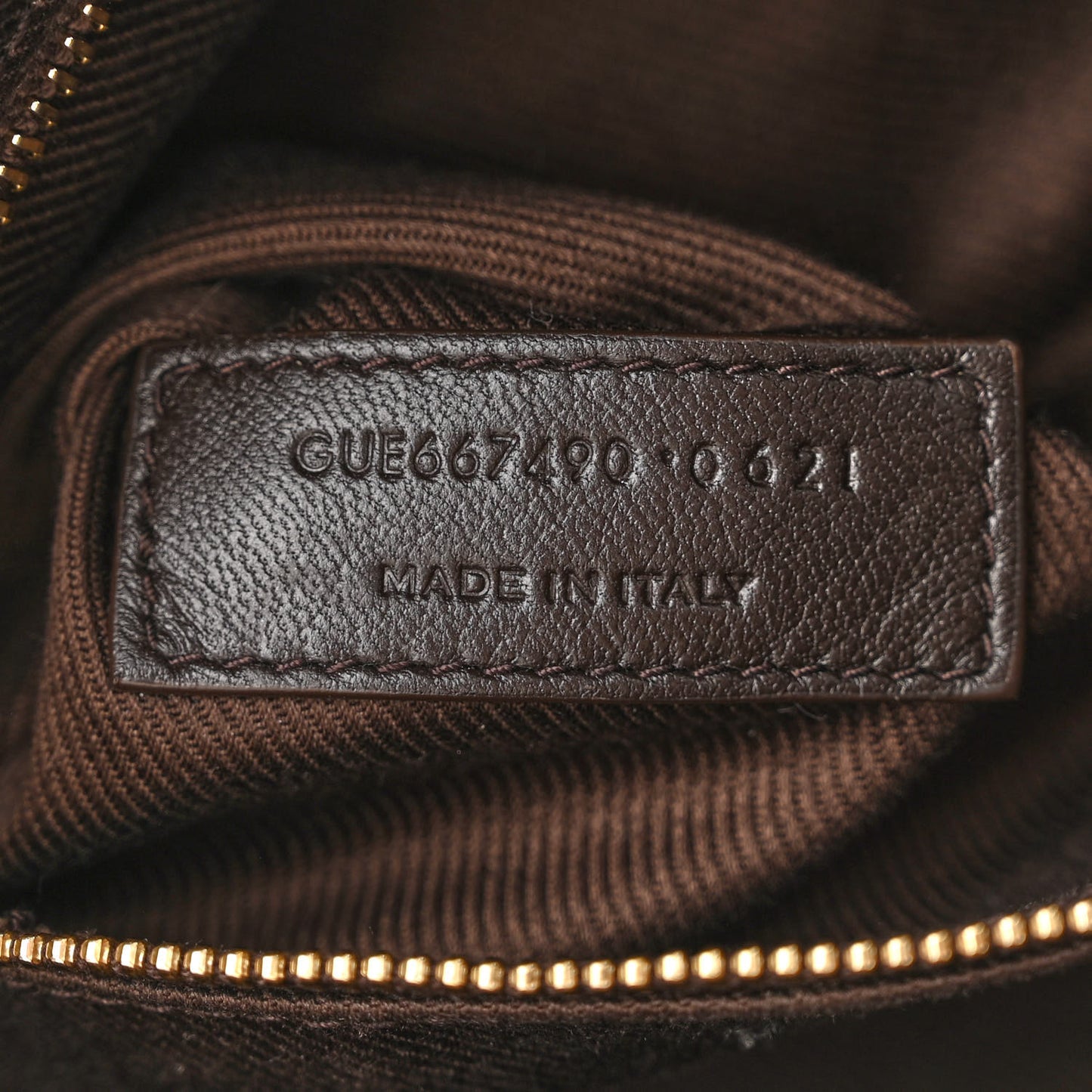 Canvas Smooth Calfskin Le Monogramme Crossbody Bag Chestnut