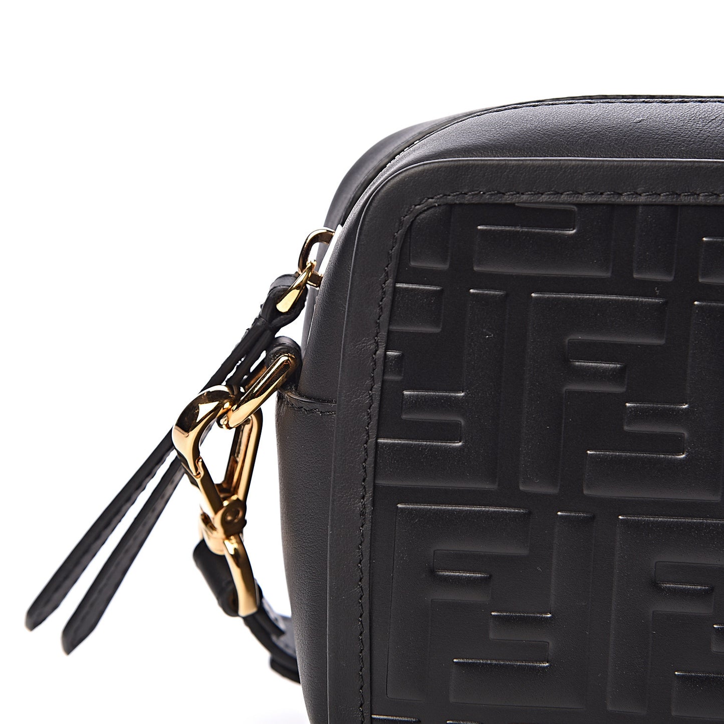 Vitello Century FF 1974 Embossed Mini Camera Case Black