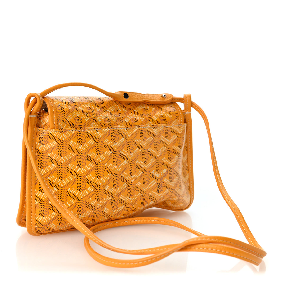 Goyard Goyardine Plumet Wallet Clutch Yellow 3 of 9