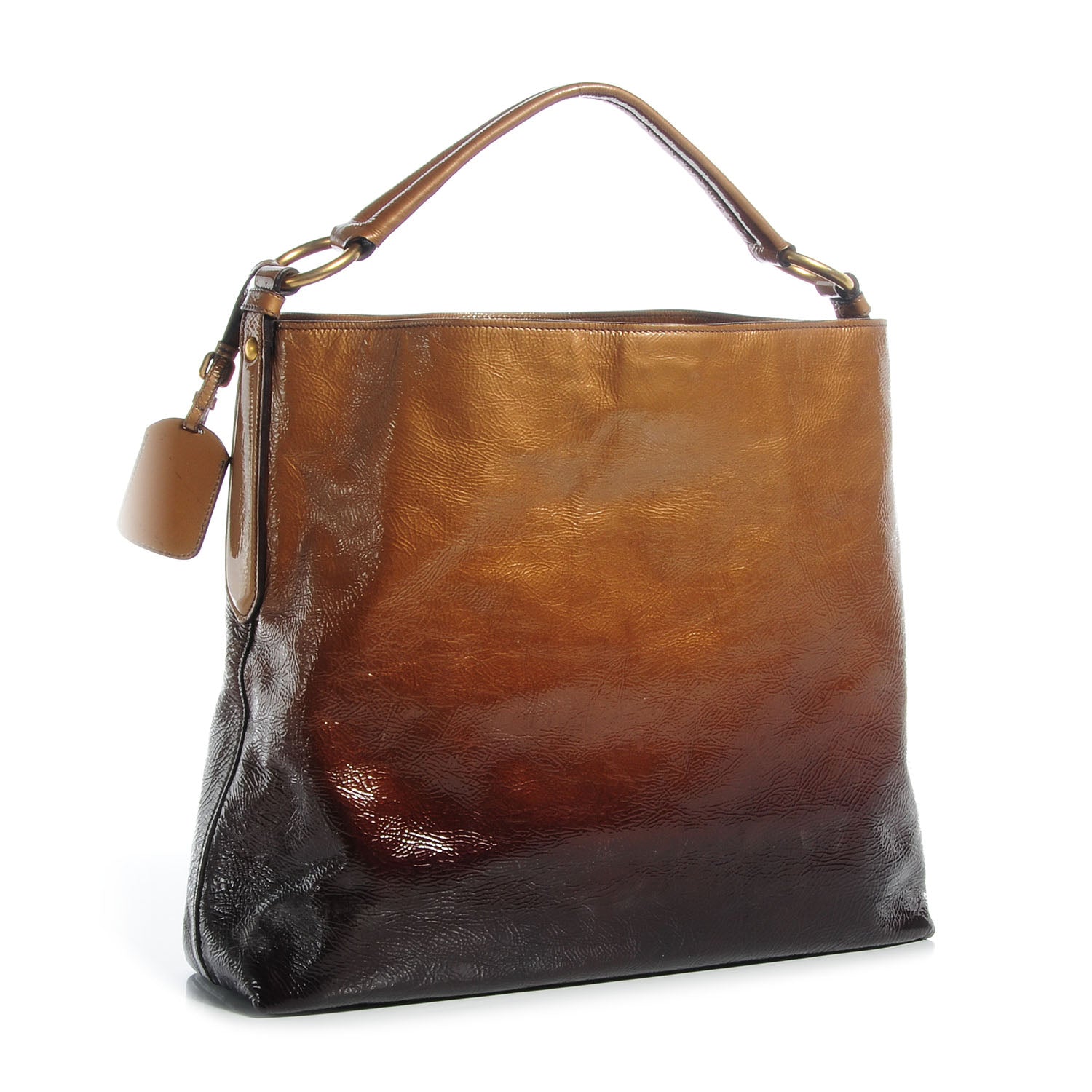 Prada Vernice Sfumata Bag Blond Mordore 3 of 12