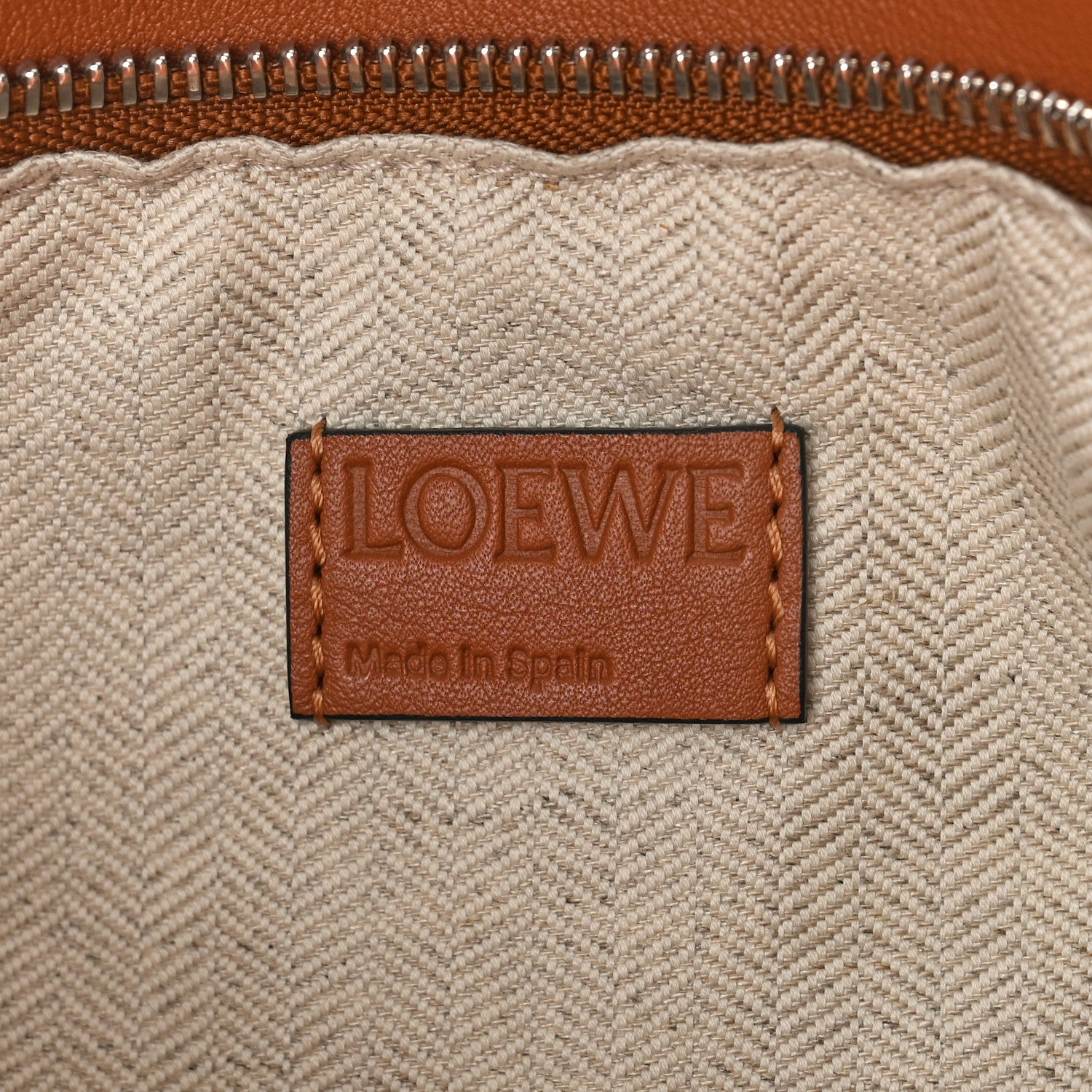 Loewe Calfskin Medium Puzzle Bag Tan 6 of 8