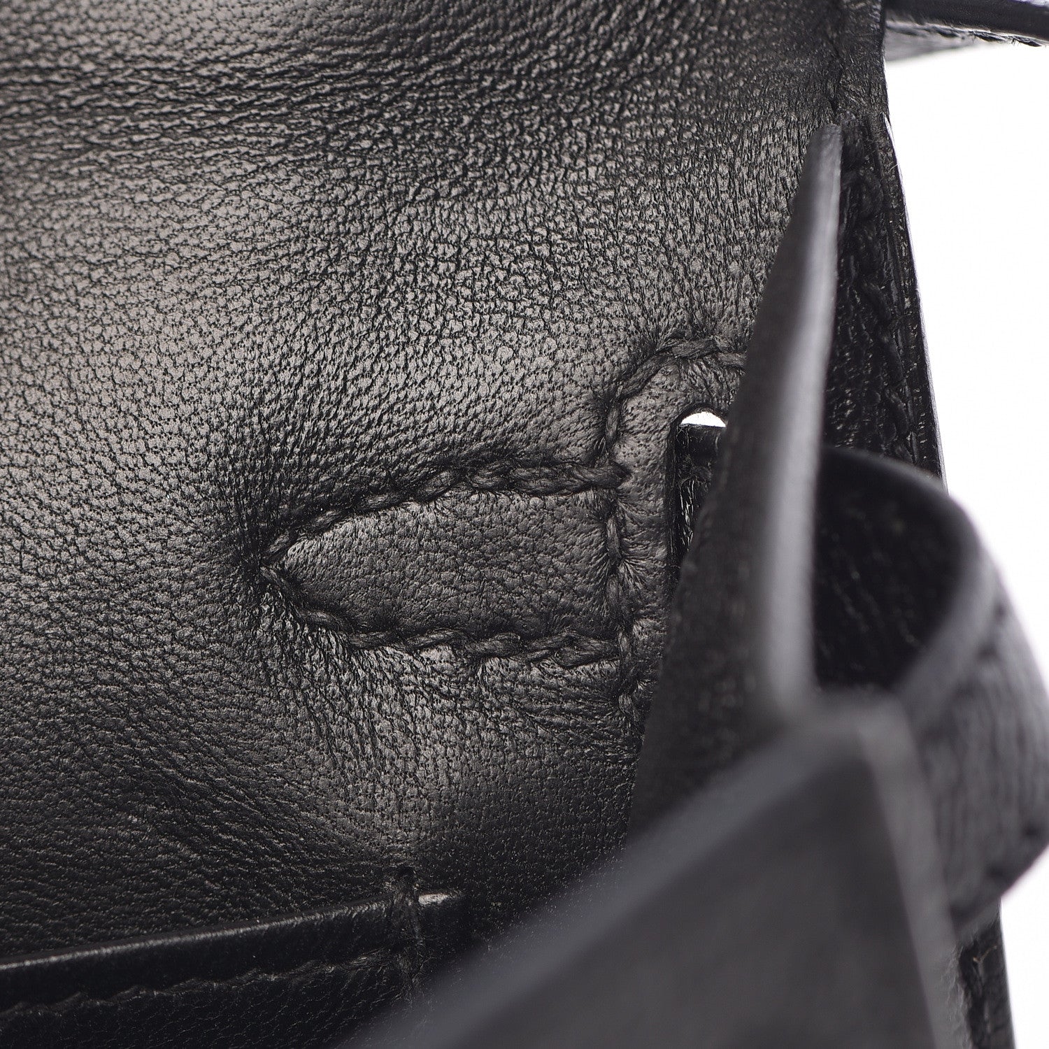 Hermes Chevre Mysore Mini Kelly Sellier 20 Black 8 of 35