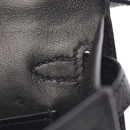 Hermes Chevre Mysore Mini Kelly Sellier 20 Black 8 of 35